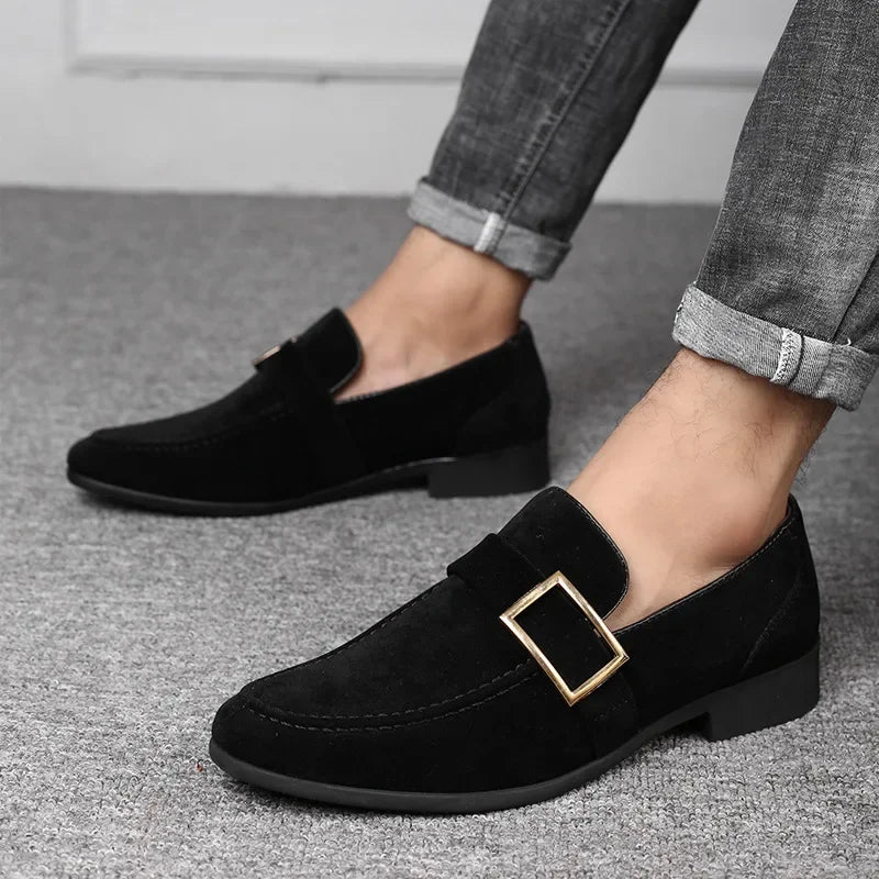 Stylish Sunrise Embrace loafers in a warm color, perfect for business casual and evening wear.