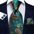 Versatile silk tie set, perfect for groomsmen or as an elegant gift for men.