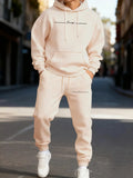 Urban Comfort hoodie set styled with sneakers, ideal for winter streetwear looks.