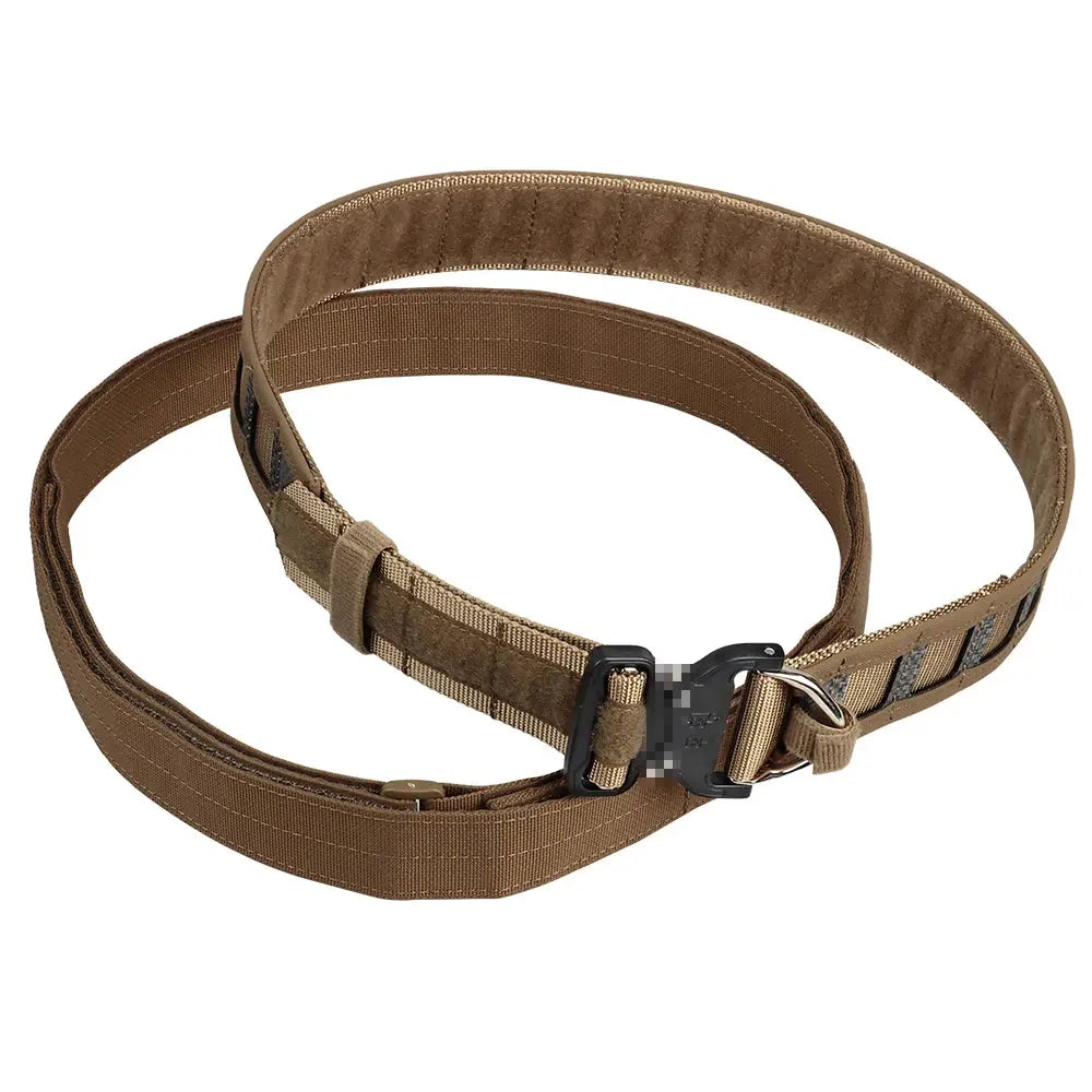 Versatile utility belt showcasing rugged CORDURA fabric for durability.