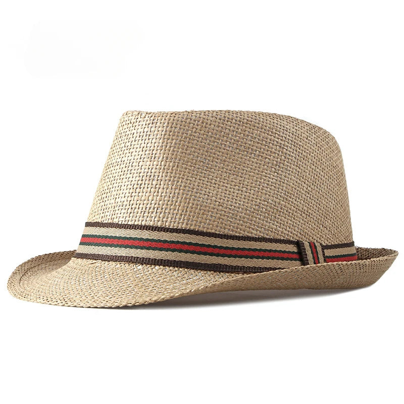 Sunlit Soirées Fedora in neutral color, crafted from sustainable fibers for stylish outdoor gatherings.
