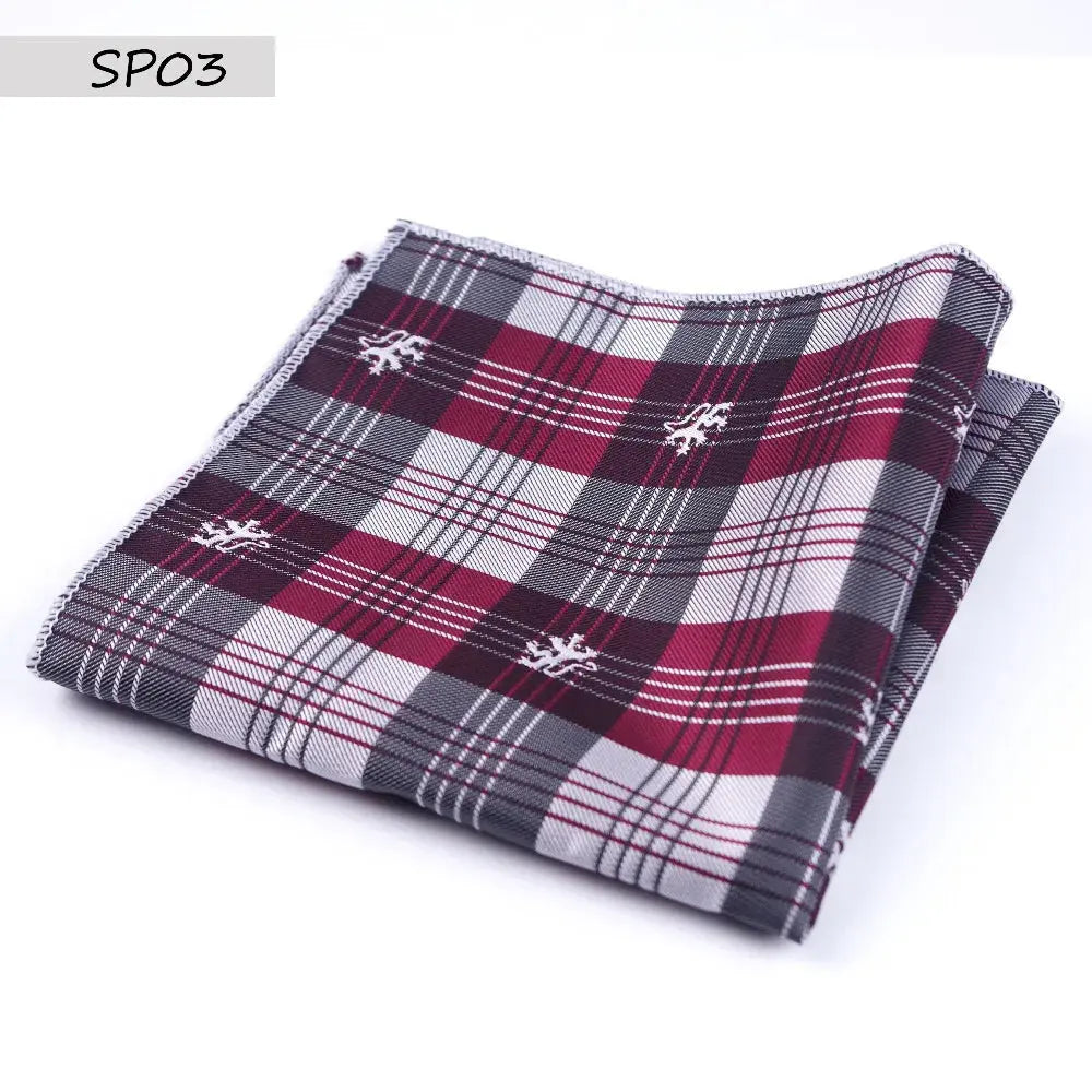 Durable and easy care paisley pocket square for long-lasting use.