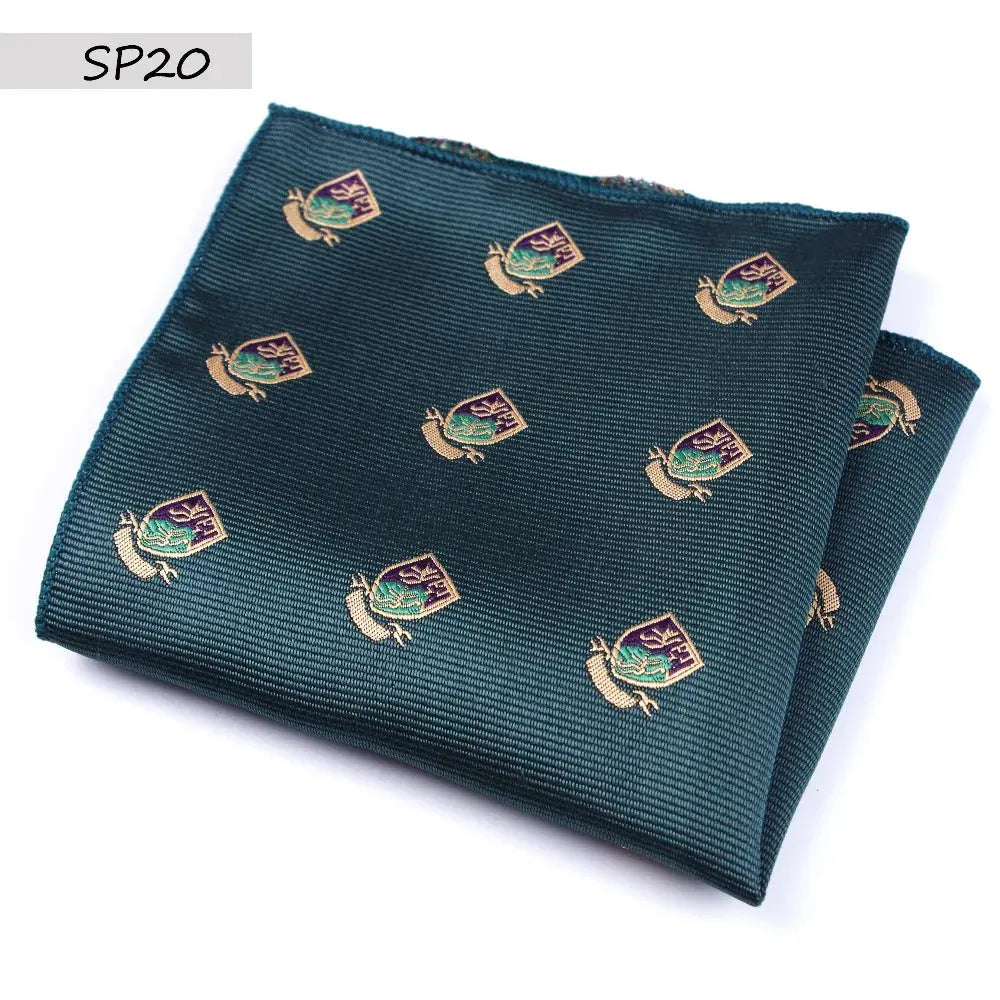 Elegant handkerchief with a sophisticated paisley design for special occasions.