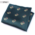 Elegant handkerchief with a sophisticated paisley design for special occasions.