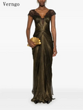 Sophisticated red mermaid dress with effortless movement.