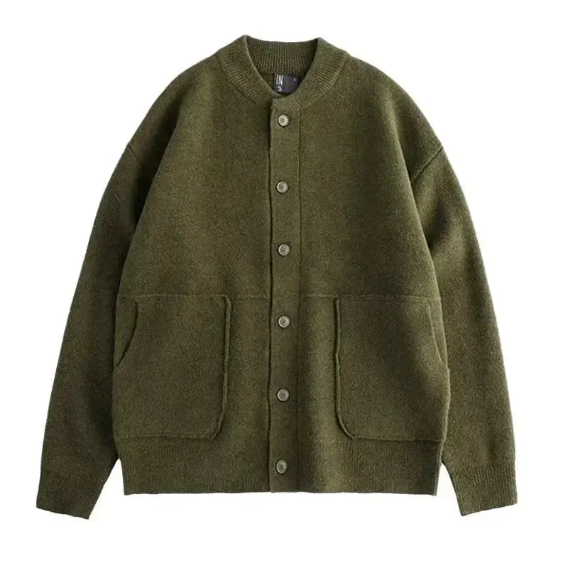 Cozy outerwear for men, ideal for casual meet-ups or relaxing at home during chilly winter evenings.