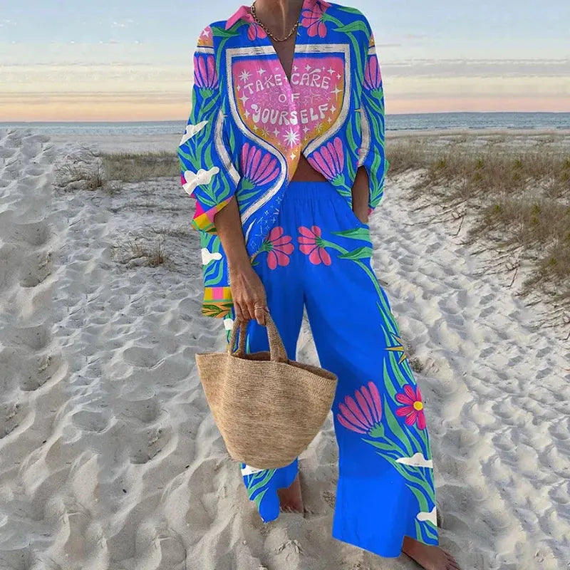 Sophisticated summer set perfect for casual gatherings.