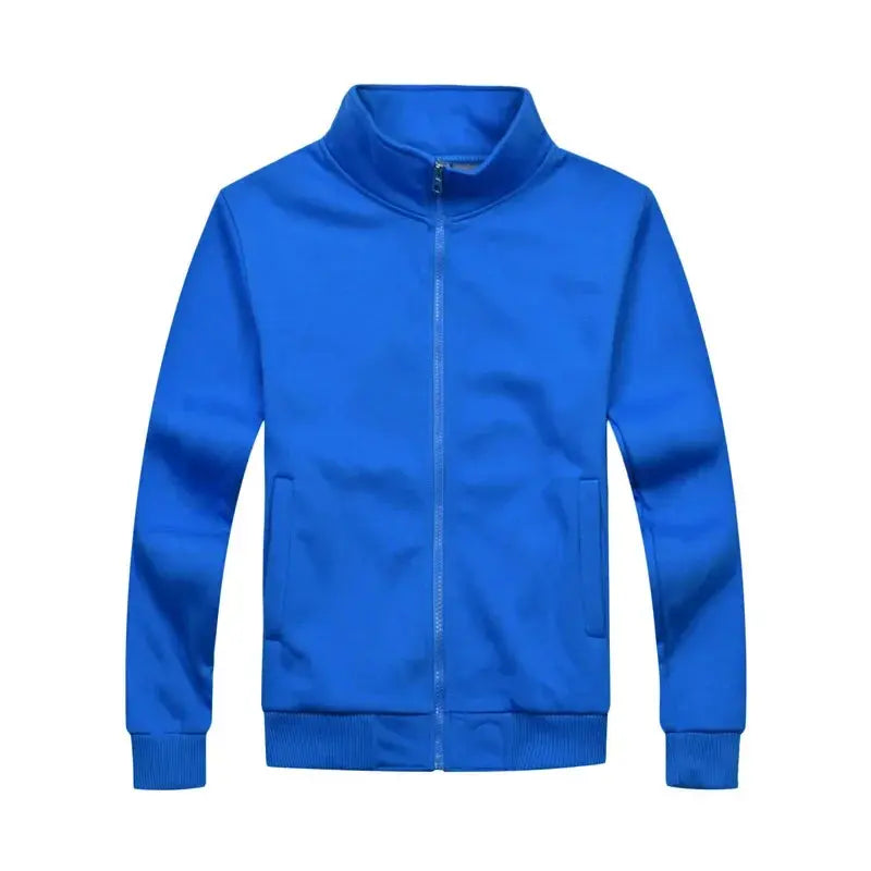 Versatile men's jacket in navy, ideal for layering and crafted for cool weather and urban fashion.