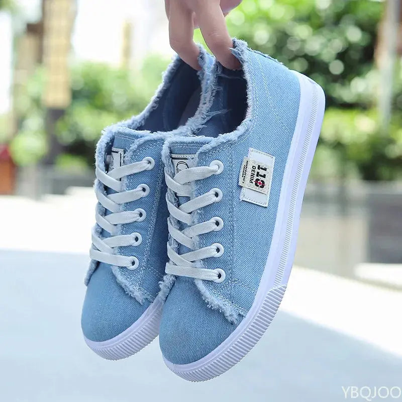 Flexible rubber sole of canvas sneakers, providing support for every step.
