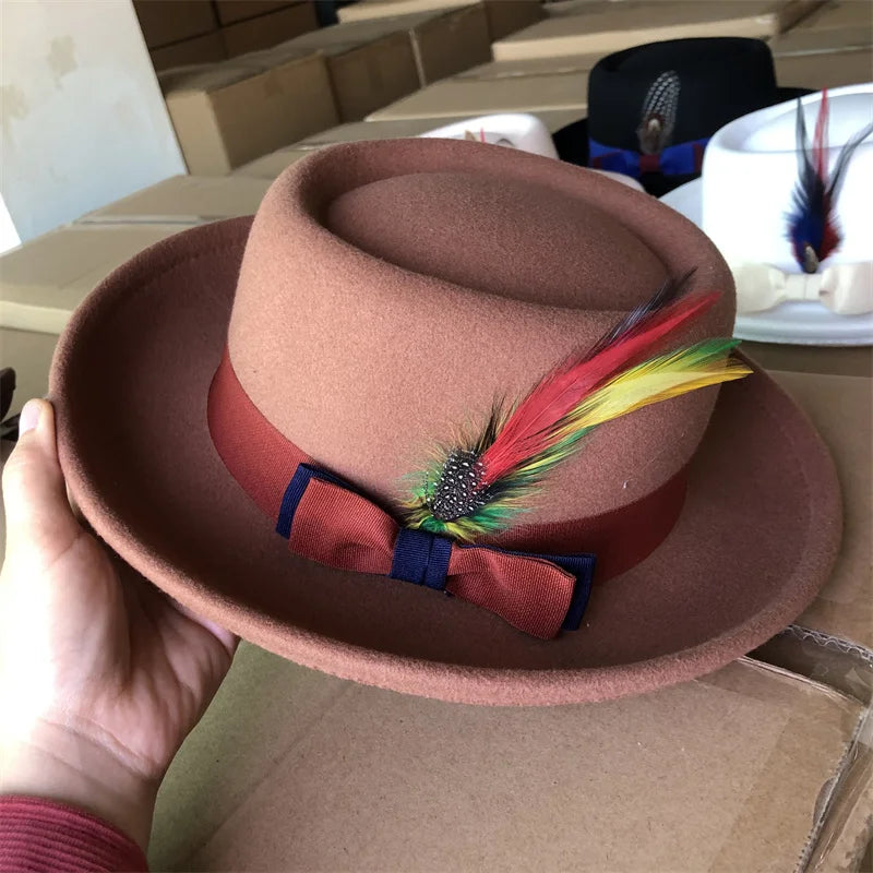 Unisex appeal of the fedora shown on a diverse group.