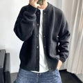 Stylish long sleeve sweater in a neutral palette, seamlessly transitioning from home to city outings.