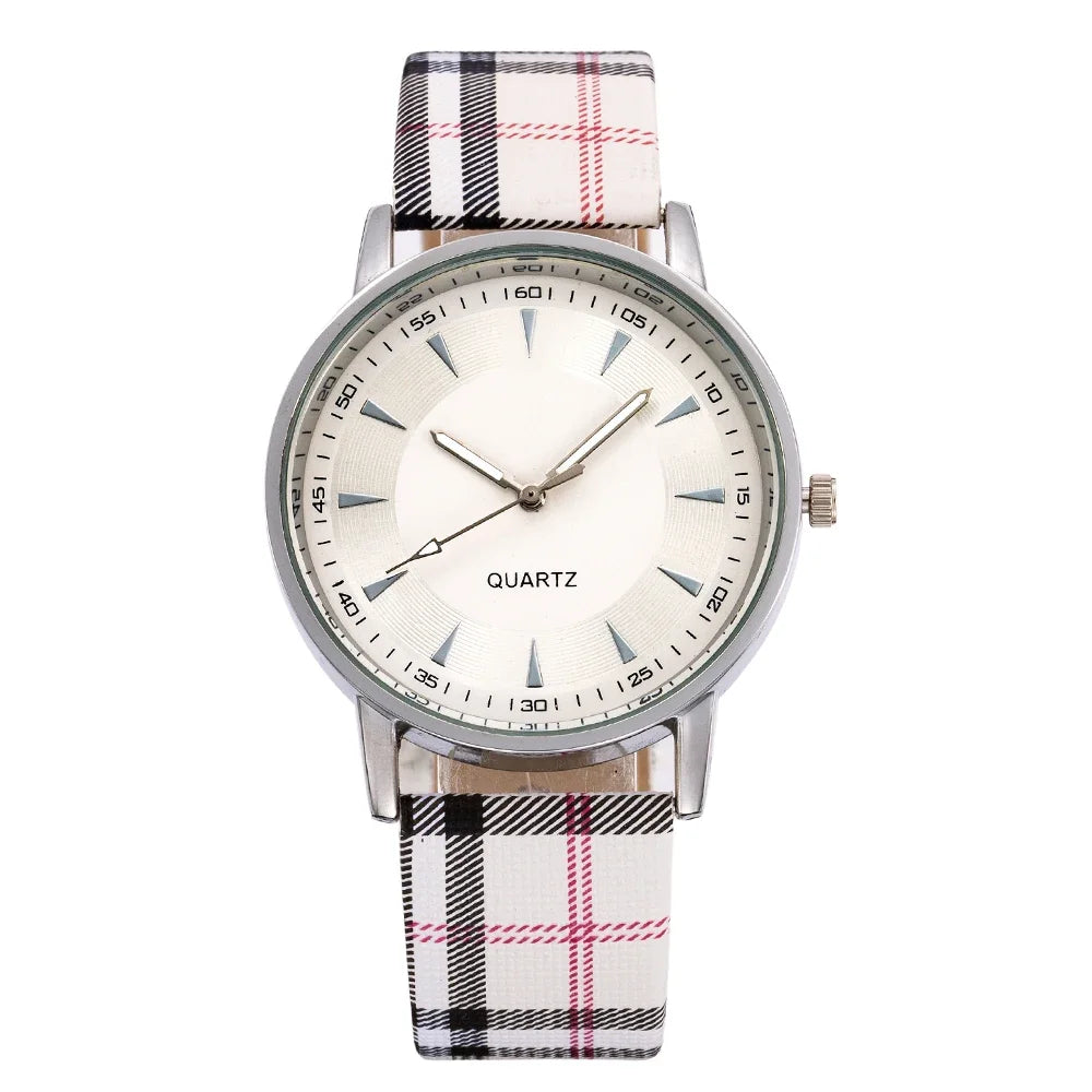 Timeless Touch watch worn on wrist, highlighting its stylish design.