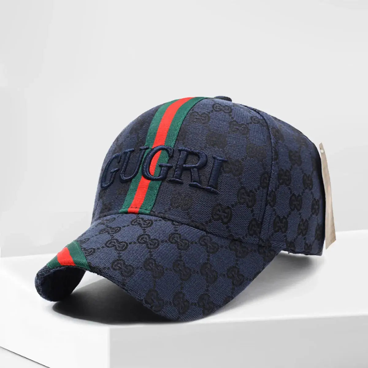 Back view of adjustable strap on Sunlit Days Embroidered Cap for a tailored fit.
