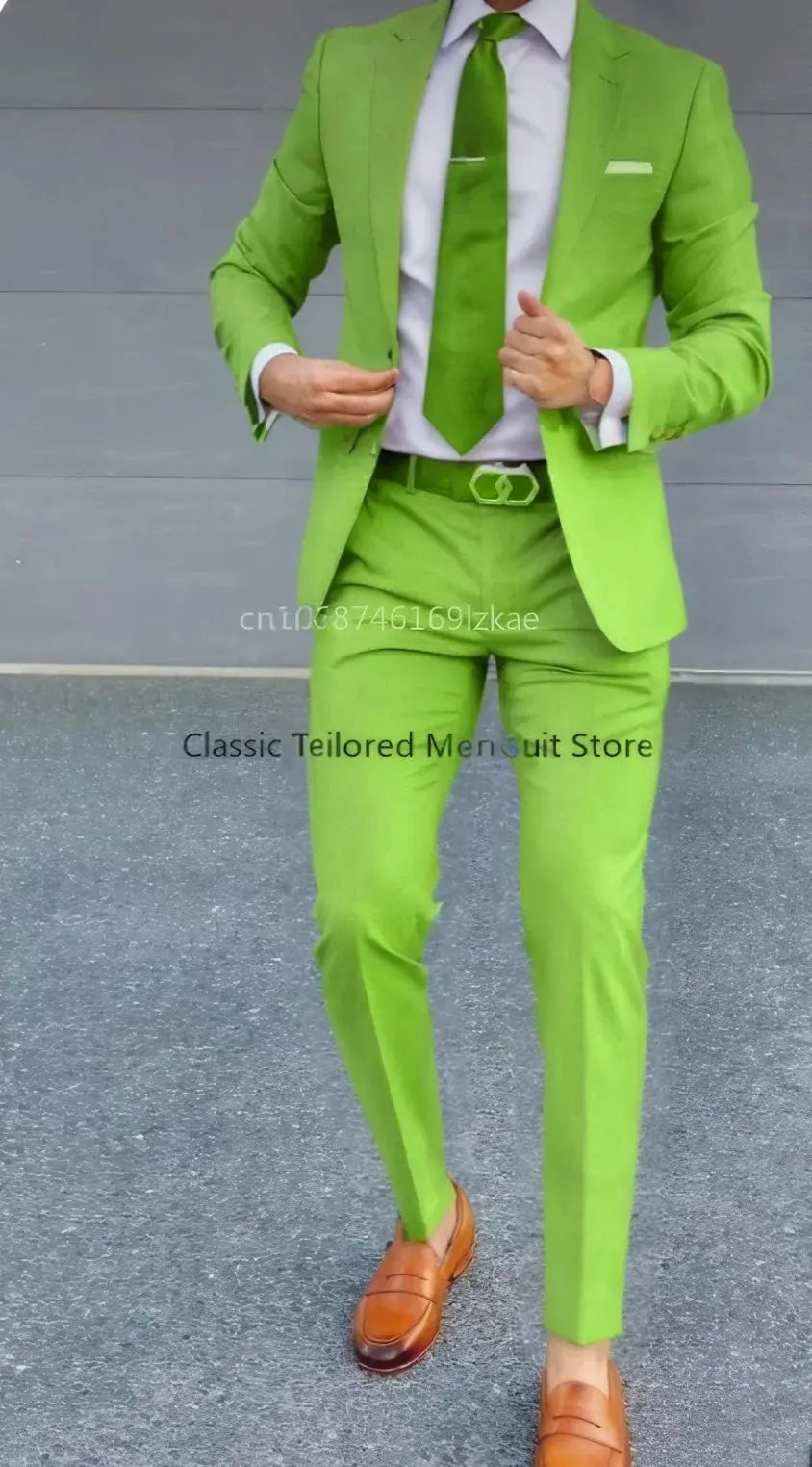 Model wearing a custom tailored blazer, exuding confidence and sophistication.