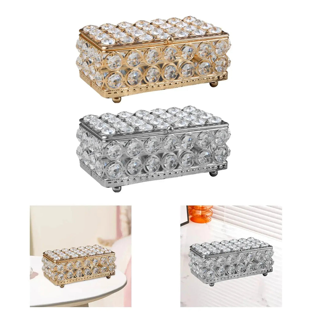Compact Cherished Keepsakes Box on a vanity, maximizing storage without clutter.