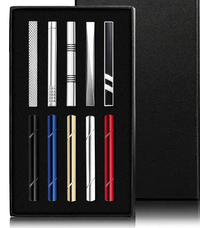 Copper tie clips designed to resist tarnish, ensuring lasting elegance.