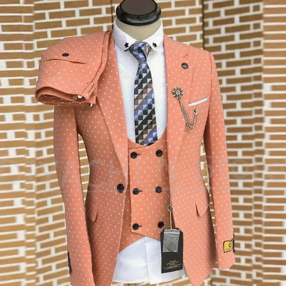 Close-up of the suit's stitching, highlighting quality craftsmanship.