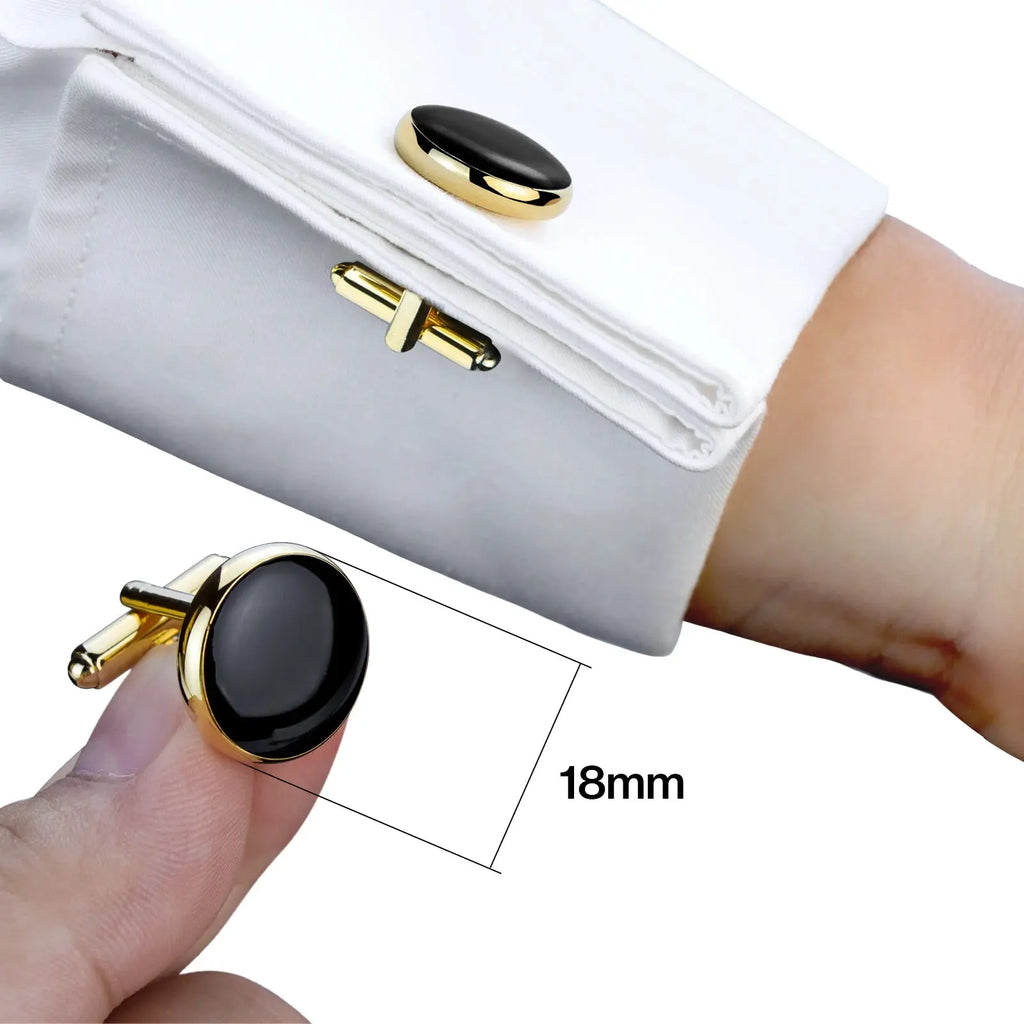 Elegant tie clip designed to secure the tie in place.