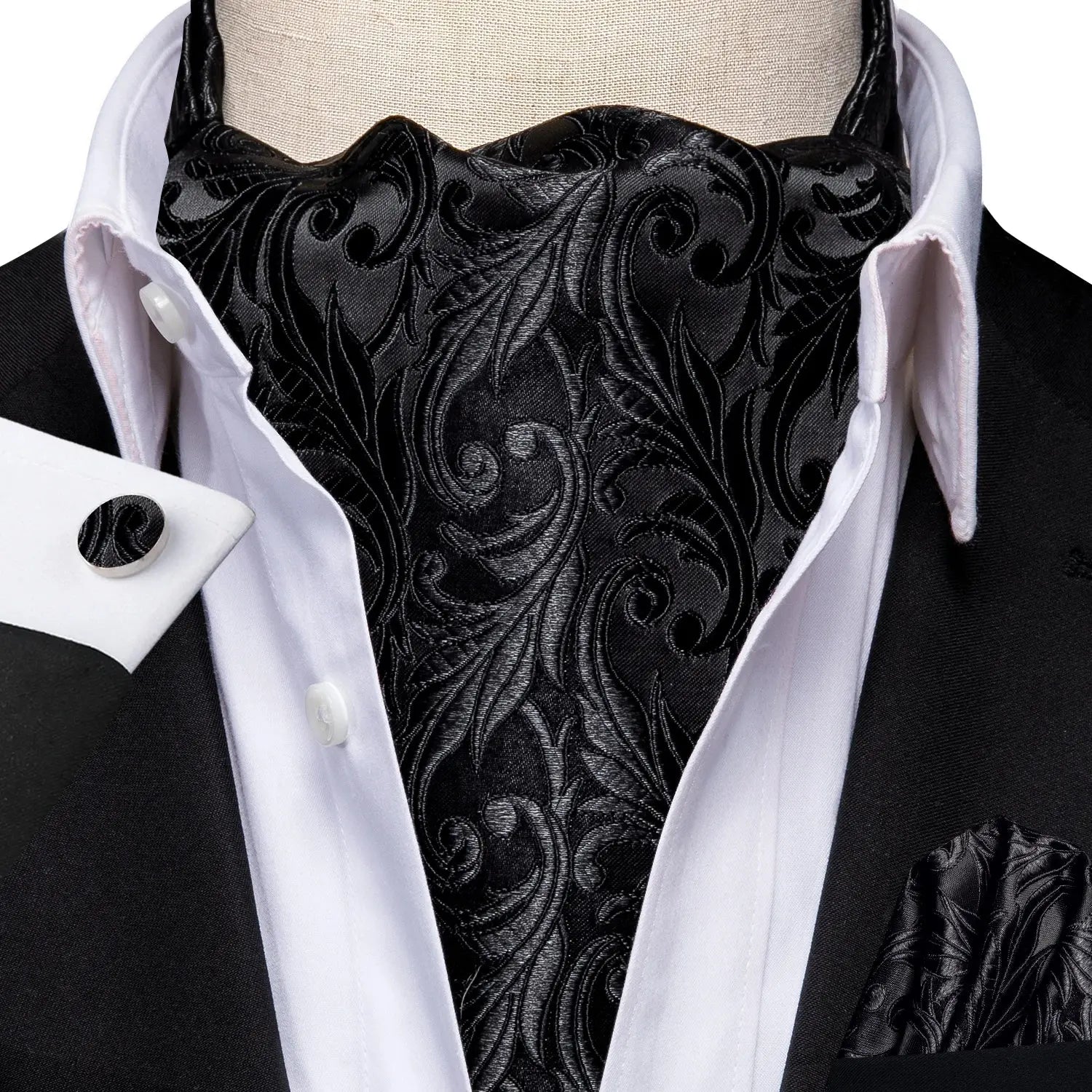 Golden Hour Ascot showcasing intricate paisley design for timeless elegance.