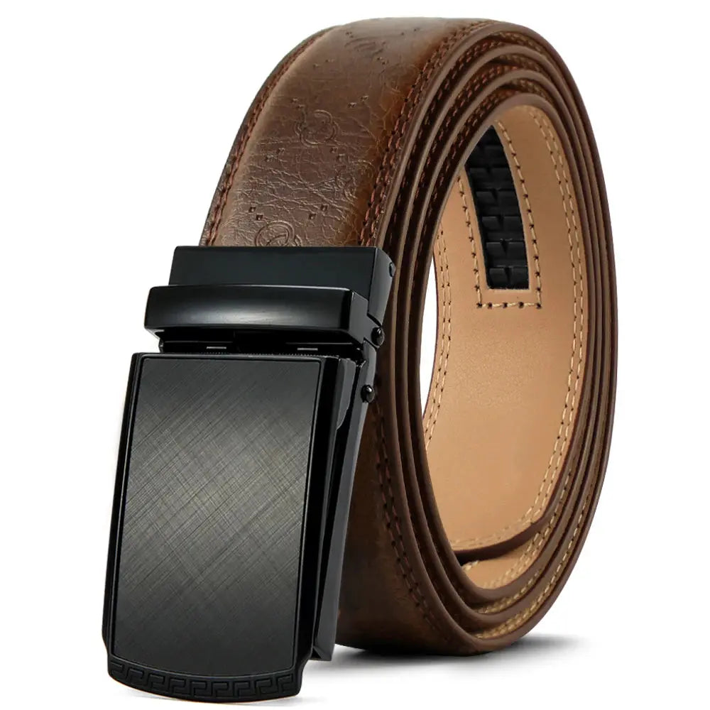 Durable cowhide leather belt designed for discerning professionals and everyday wear.