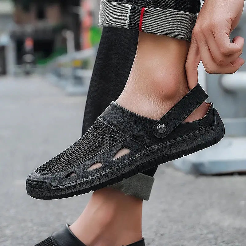 Side view of Breeze Through Summer Sneakers highlighting sleek design and breathable mesh.