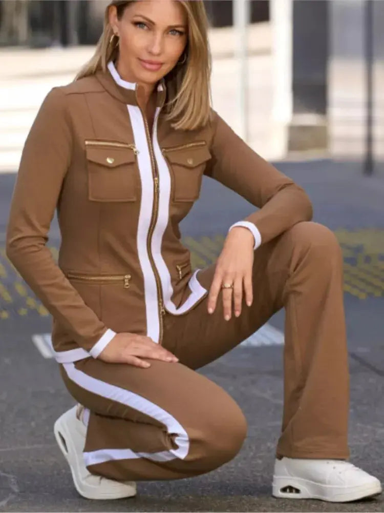 Full-sleeve office top made from premium synthetic fibers for all-day comfort.