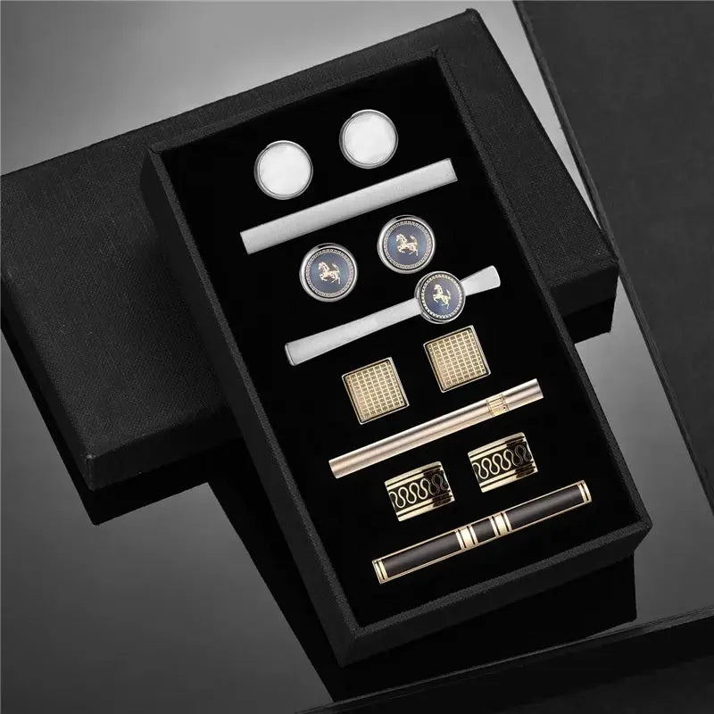 Sophisticated cufflinks with a classic finish, perfect for business attire.