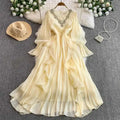 Full view of the stylish rhinestone dress, perfect for spring and summer occasions.