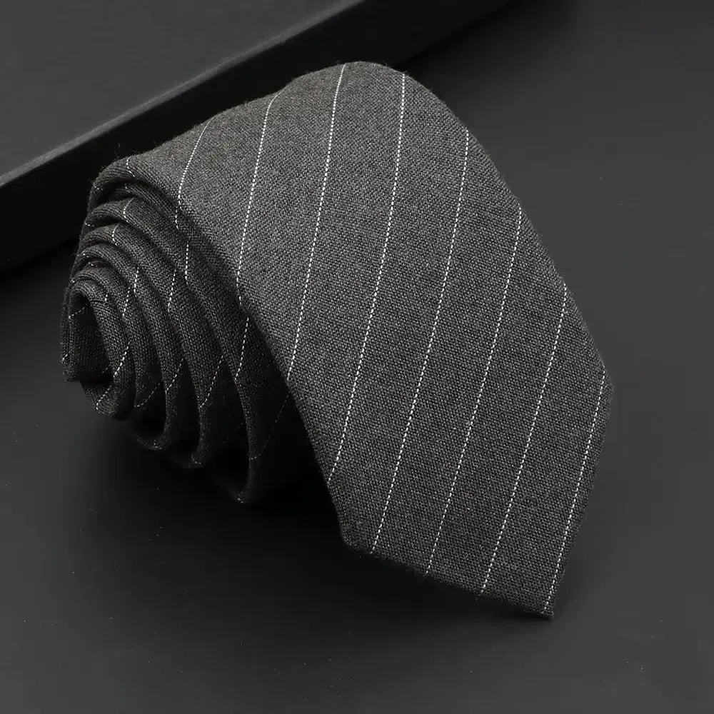 Modern slim black tie, designed for those who value elegance and style.