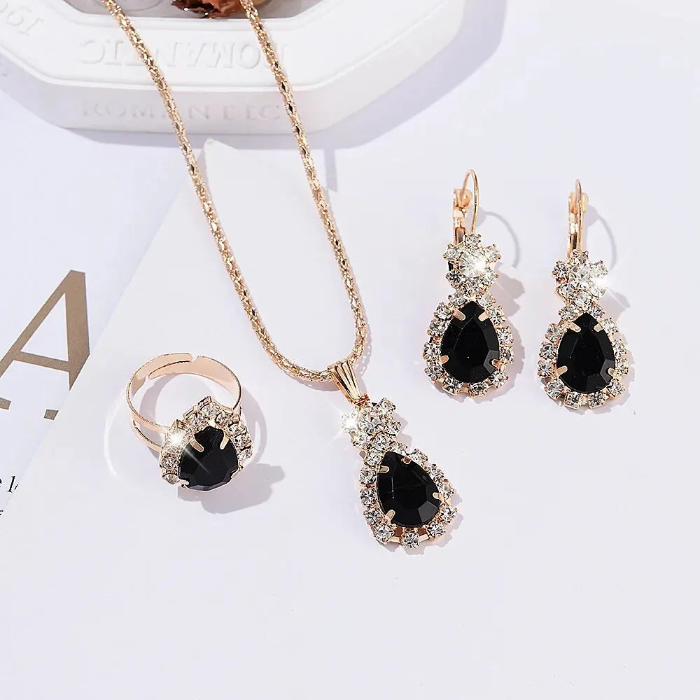 Close-up of Timeless Sparkle Watch showcasing its luxurious rhinestone dial and adjustable buckle clasp.