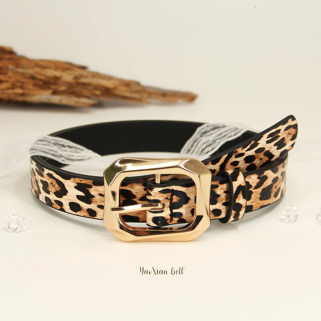 Golden Whispers Belt styled with denim, demonstrating its ability to enhance casual and festive outfits.
